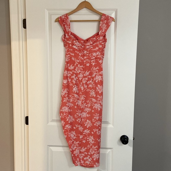 BNWT Abercrombie & Fitch Pink/Coral Dress - Size XS - Picture 3 of 6